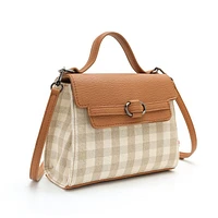 Iris Sac à bandoulière à poignée supérieure - Plaid