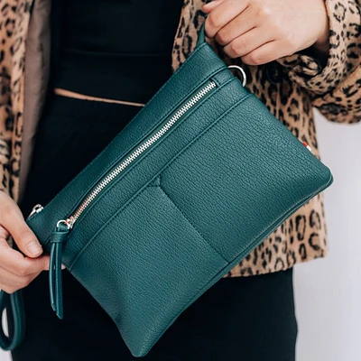 Sara Clutch / Crossbody Bag - Deepsea