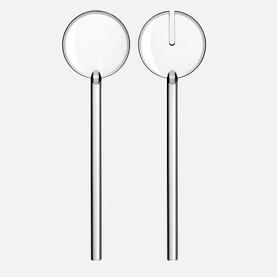 Tiffany 2-Piece Clear Salad Servers