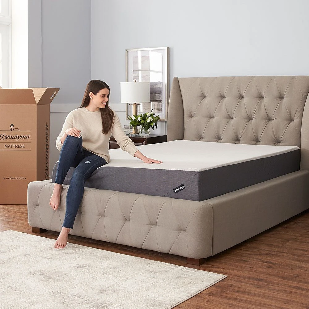 Matelas mi-ferme en boîte Beautyrest « Miab » - 10 po