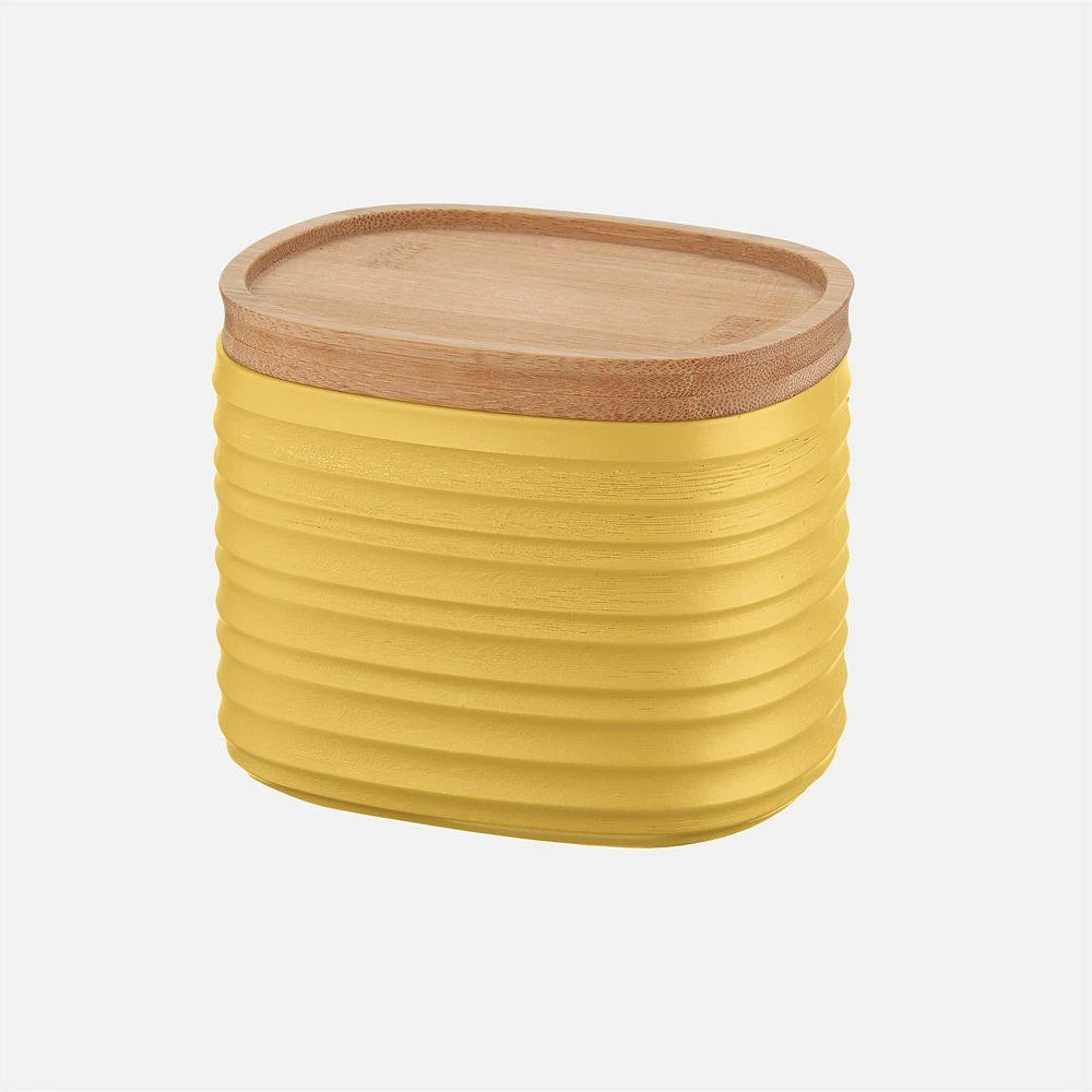 Contenant « Tierra » jaune moutarde (11 cm)