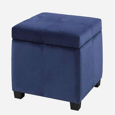 Storage Ottoman - Navy