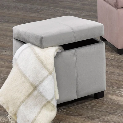 Storage Ottoman - Grey