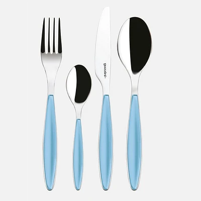 Feeling 24-Piece Light Blue Flatware Set