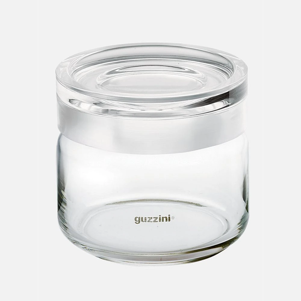 Guzzini Glass Jar with Clear Cap (500mL)