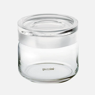 Guzzini Glass Jar with Clear Cap (500mL)