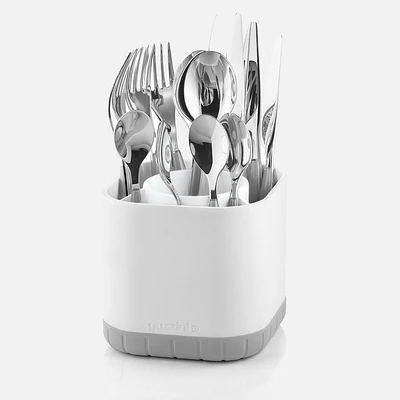 Fill&Drain Dark Grey Flatware Drainer