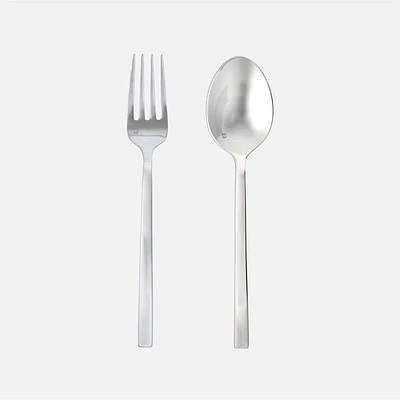 Arezzo Mirrored Finished 2-Piece Server Set