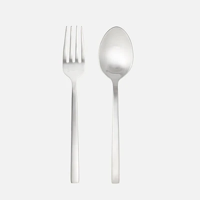 Arezzo Brushed Finished 2-Piece Server Set