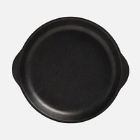 Set of 4 Caviar Medium Plates with Handles by Maxwell & Williams