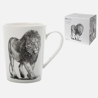 Set of 4 African Lion Mugs by Maxwell & Williams