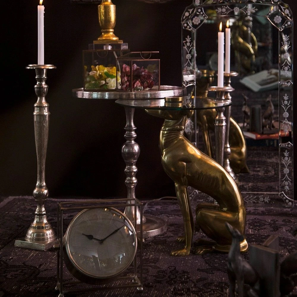 Table d'appoint « Romina » - nickel