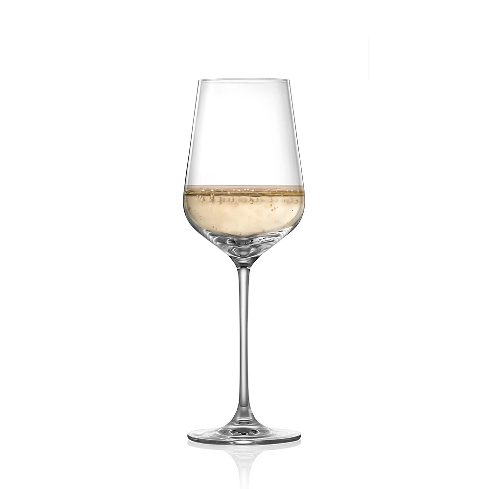 Set of 6 Hip White Wine Glasses by Cuisivin