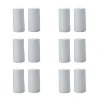 Set of 6 White Basics Cylinder Salt & Pepper Shakers by Maxwell & Williams (8x4cm)