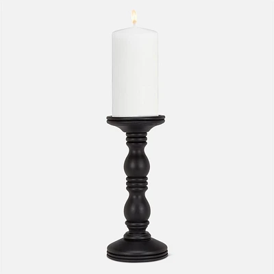 Turned Pillar Candle Holder