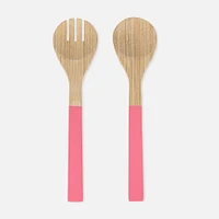 Abbott Salad Servers, 2 Pieces - Pink