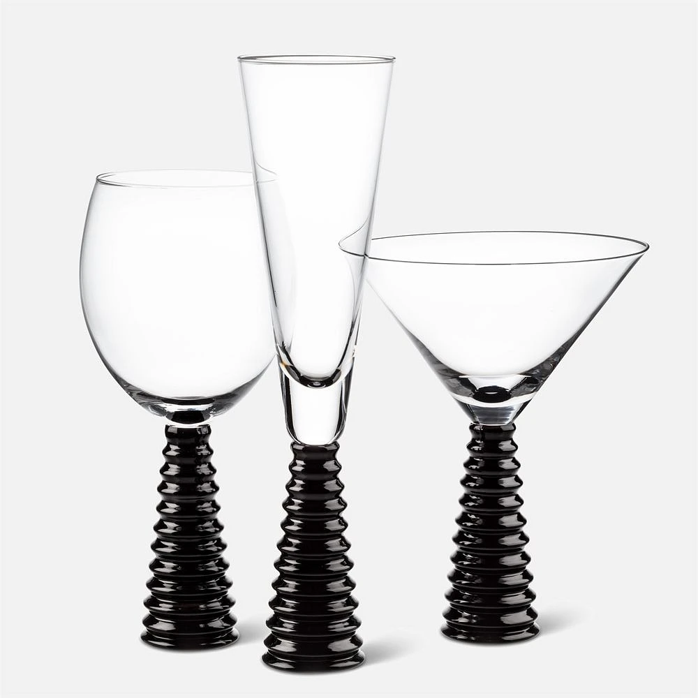 Stack Base Goblet 12oz - Black