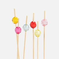 Abbott Colourful Ball Picks, 100 Pieces