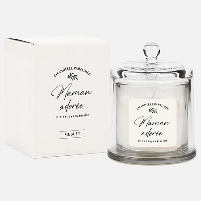 Bell Jar Scented Candle « Maman adorée »