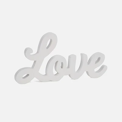 LOVE Décor in White