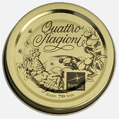 Bormioli Rocco Set of 2 Quattro Stagioni Medium Caps