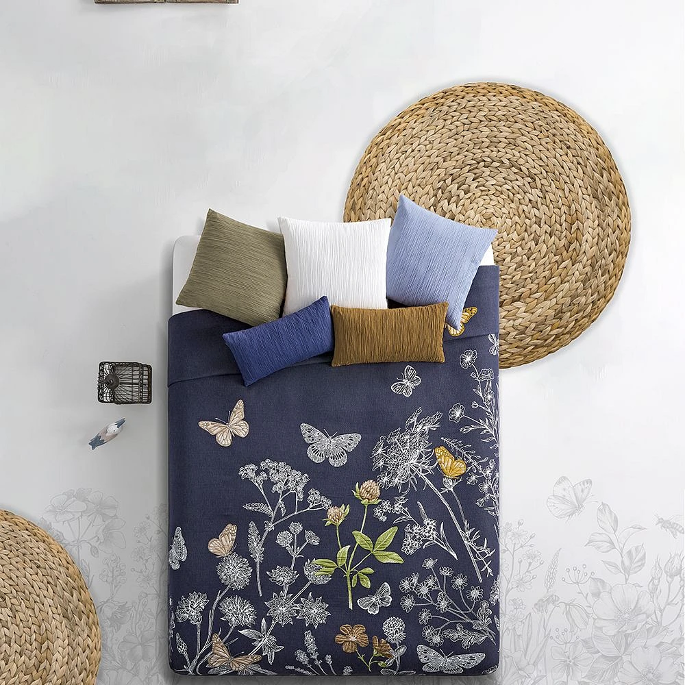Ensemble couvre-lit réversible « Butterfly »