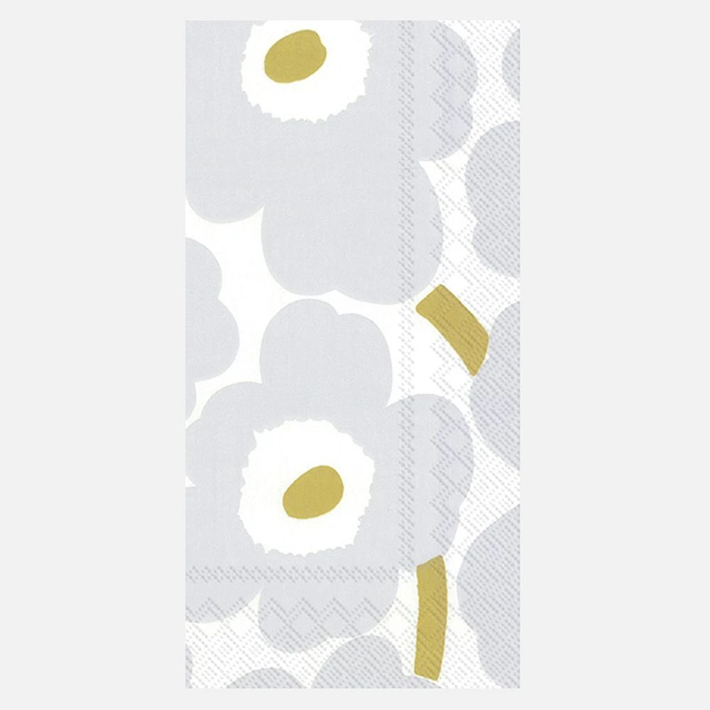 Marimekko Buffet Napkins, Pack of 16 - Valssi Blue Flowers