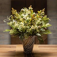 Tropical Patterned Container - 6.75''