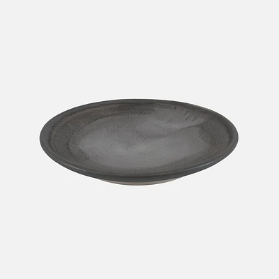 Set of 4 Cloudterre Hugo Charcoal Large Coupe Plates