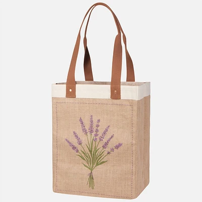 Lavender Market Tote Bag 