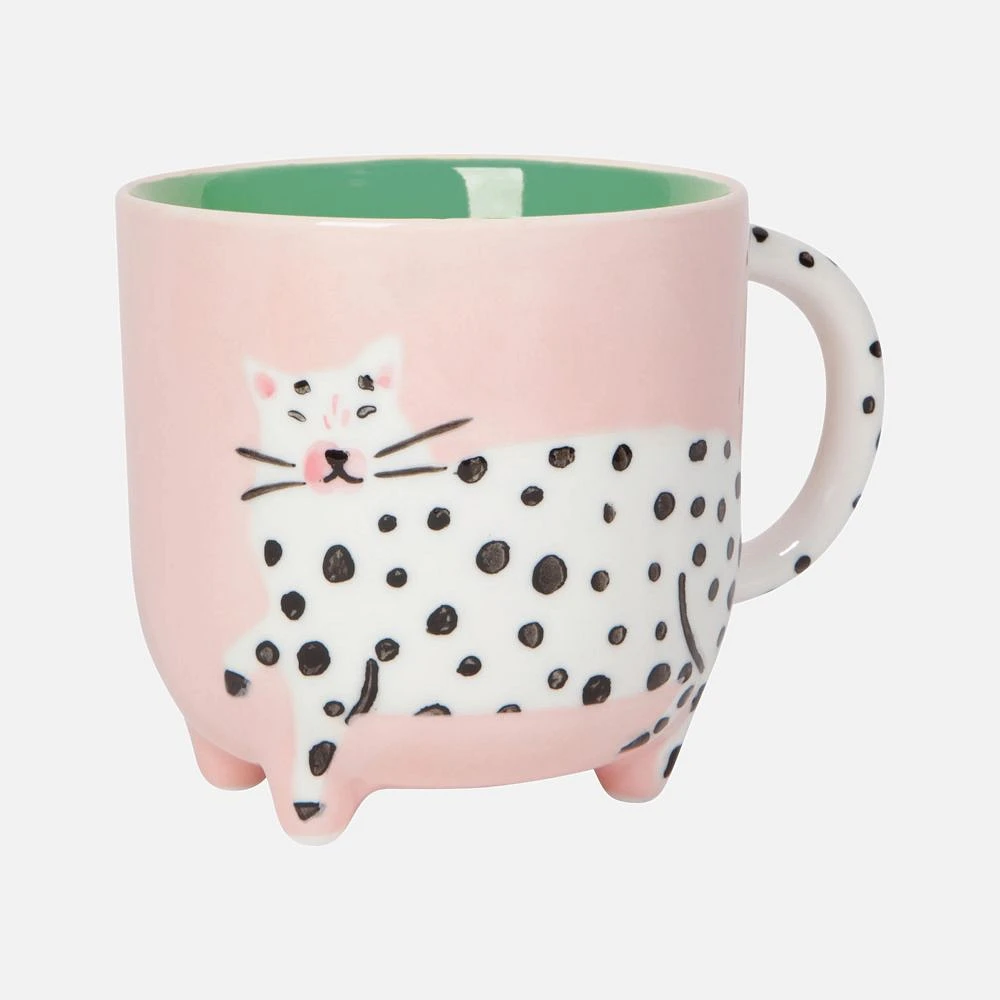 Danica Dotty Cat Critter Mug - 15oz