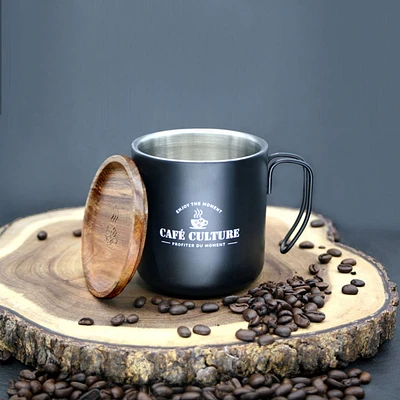 Barista Double-Walled Mug - Black
