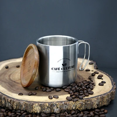 Barista Double-Walled Mug - Stainless Steel