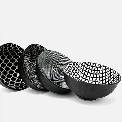BIA Assorted Black/White Bowl 