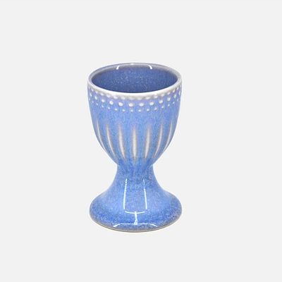 Reactive Glazed Egg Cup - Blue by BIA