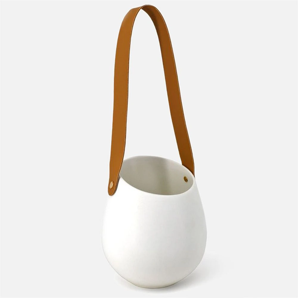Muro Hanging Wall Planter - White
