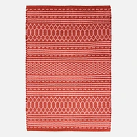 Dhurrie Rug - Rose Pearl
