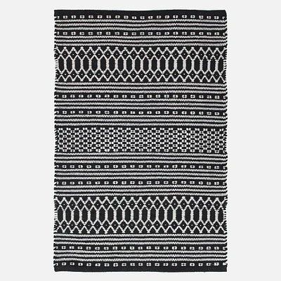Dhurrie Rug - Black