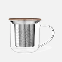 Minima Eva Infuser Mug with Brown Lid by Viva