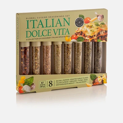 Seasoning Set, 8 pieces - Italian Dolce Vita