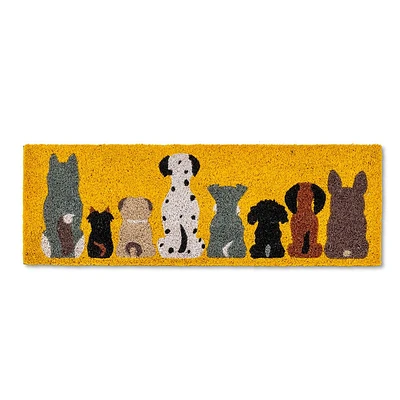 Row of Dogs Doormat