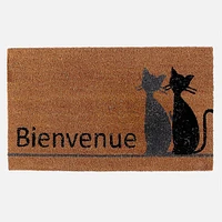 Chat Bienvenue" Doormat