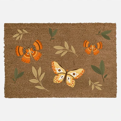 Autumn Butterflies Doormat - 18x30