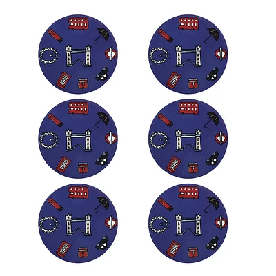 Set of 6 London Coasters by Maxwell & Williams - London