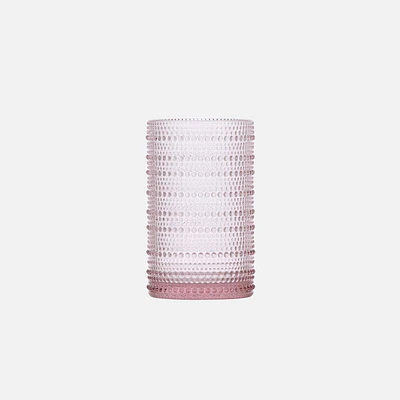 Set of 6 Jupiter Pink Ice Beverage Glasses - 13 oz