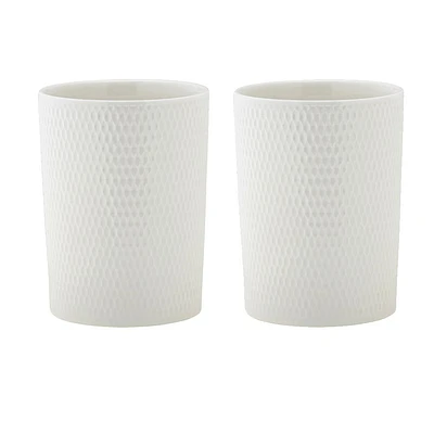 Set of 2 Diamonds Utensil Holder by Maxwell & Williams (12 x 16 cm)