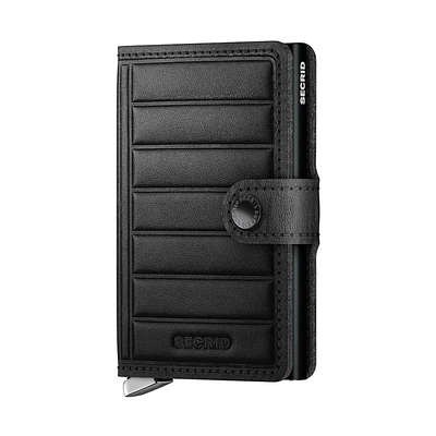 Secrid Emboss Lines Miniwallet - Black