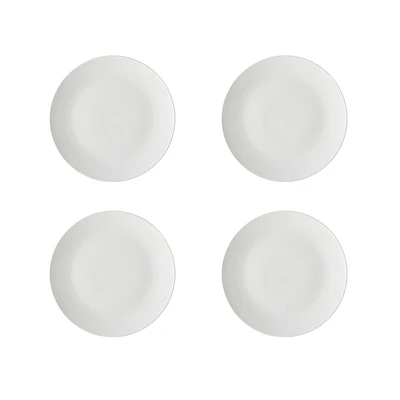 Set of 4 White Basics Soupe Side Plates by Maxwell & Williams (19 cm)