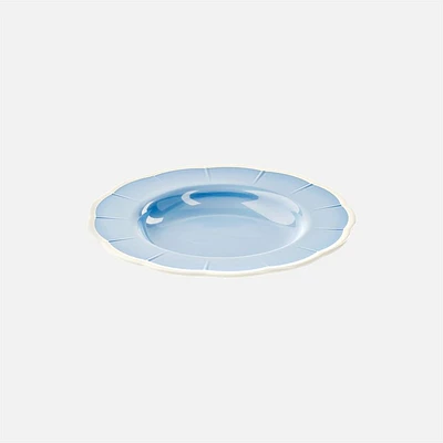 Flora Soup Bowl, 24cm - Light Blue