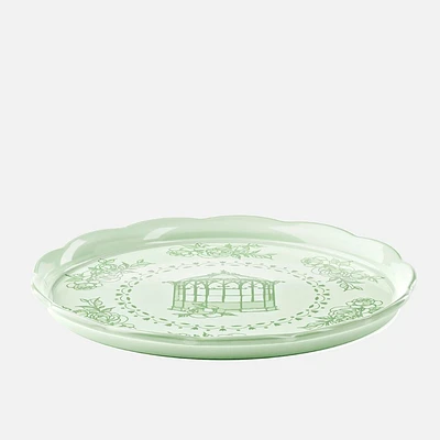 Josephie Large Round Tray - Dusty Green